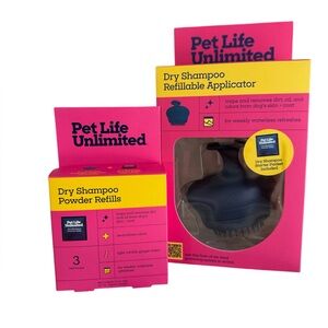 Pet Life Unlimited Dry Shampoo Refillable Applicator + Refills